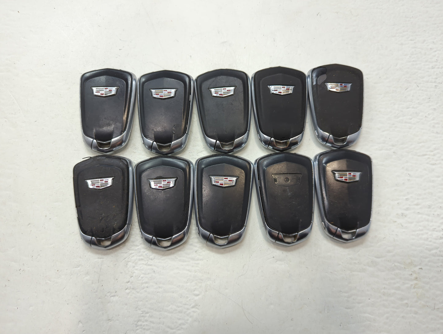 Lot of 10 Cadillac Keyless Entry Remote Fob HYQ2EB | HYQ2AB MIXED PART - Oemusedautoparts1.com