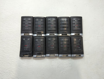 Lot of 10 Cadillac Keyless Entry Remote Fob MIXED FCC IDS MIXED PART - Oemusedautoparts1.com