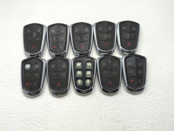 compare product Lot of 10 Cadillac Keyless Entry Remote Fob MIXED FCC IDS MIXED PART