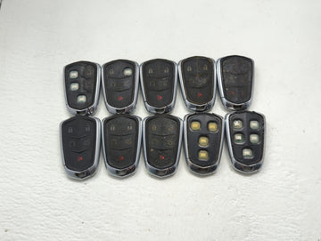 Lot of 10 Cadillac Keyless Entry Remote Fob MIXED FCC IDS MIXED PART - Oemusedautoparts1.com