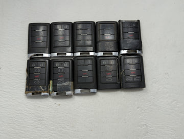 Lot of 10 Cadillac Keyless Entry Remote Fob MIXED FCC IDS MIXED PART - Oemusedautoparts1.com