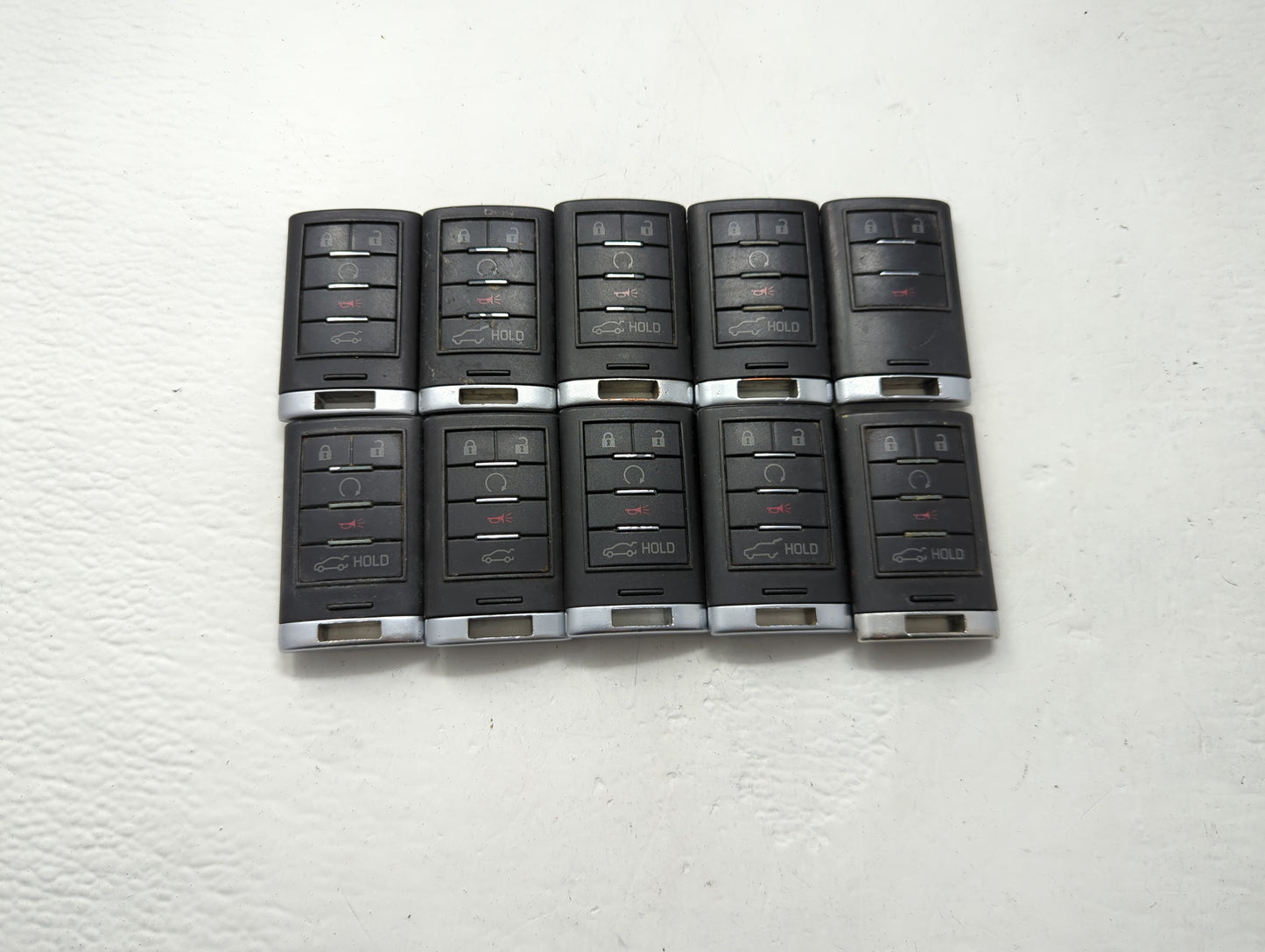 Lot of 10 Cadillac Keyless Entry Remote Fob MIXED FCC IDS MIXED PART - Oemusedautoparts1.com