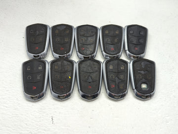 Lot of 10 Cadillac Keyless Entry Remote Fob HYQ2AB | HYQ2ES | HYQ2EB - Oemusedautoparts1.com