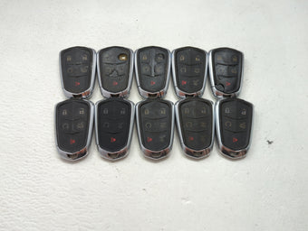 compare product Lot of 10 Cadillac Keyless Entry Remote Fob MIXED FCC IDS MIXED PART 1476181