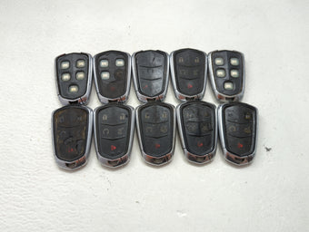 compare product Lot of 10 Cadillac Keyless Entry Remote Fob MIXED FCC IDS MIXED PART 1476182
