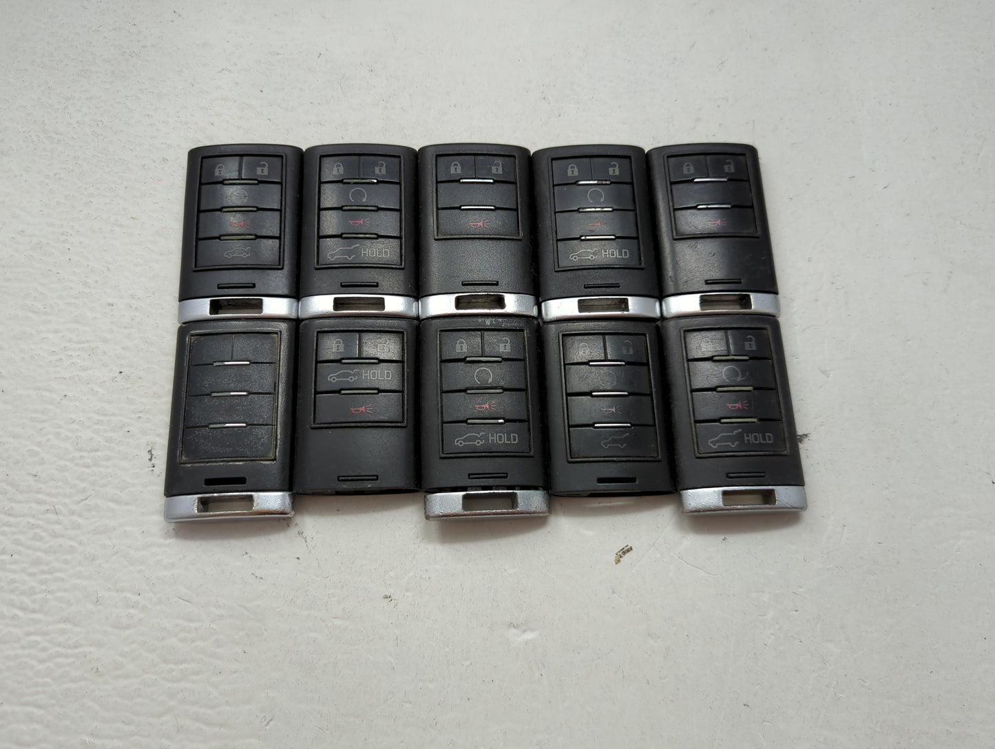Lot of 10 Cadillac Keyless Entry Remote Fob MIXED FCC IDS MIXED PART 1476195 - Oemusedautoparts1.com