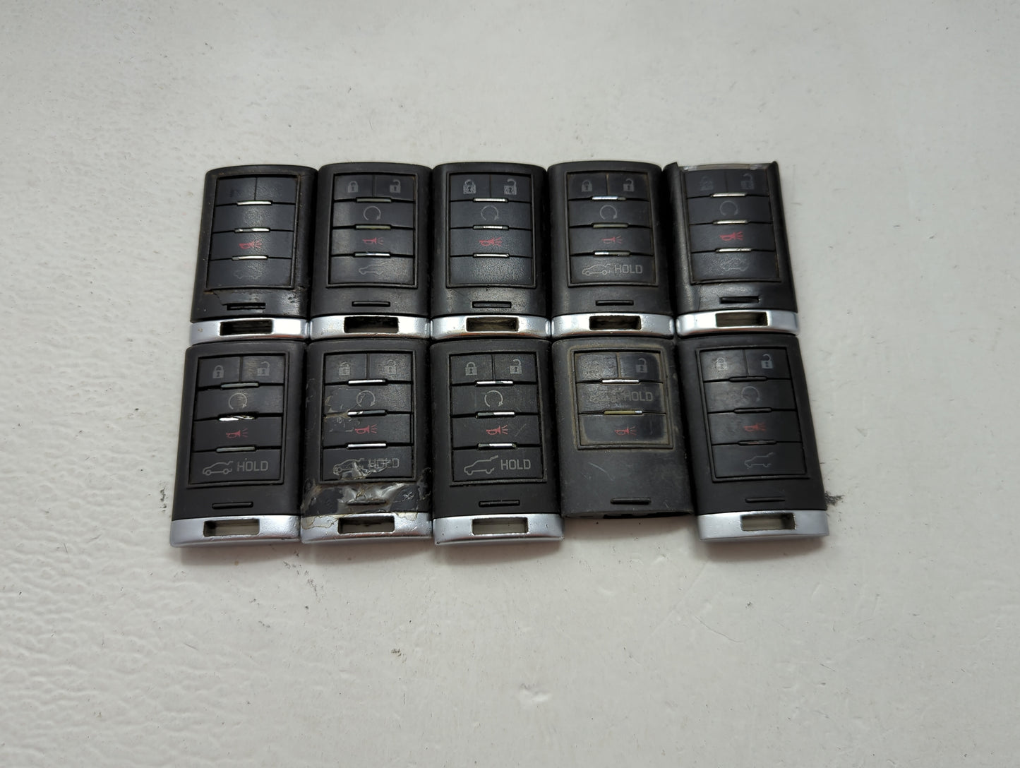 Lot of 10 Cadillac Keyless Entry Remote Fob MIXED FCC IDS MIXED PART 1476196 - Oemusedautoparts1.com