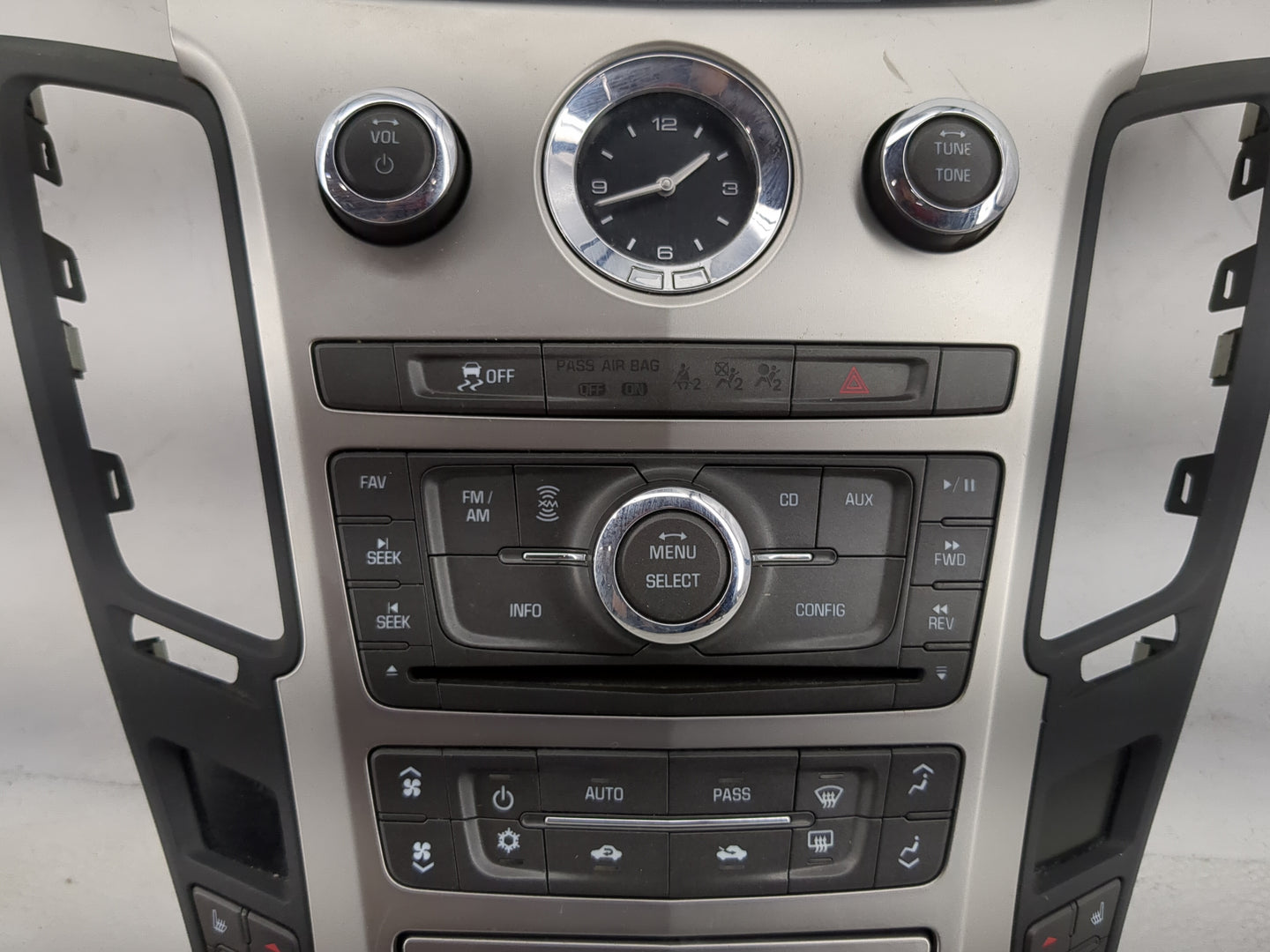 2008-2013 Cadillac Cts Radio Control Panel 5034135 - Oemusedautoparts1.com