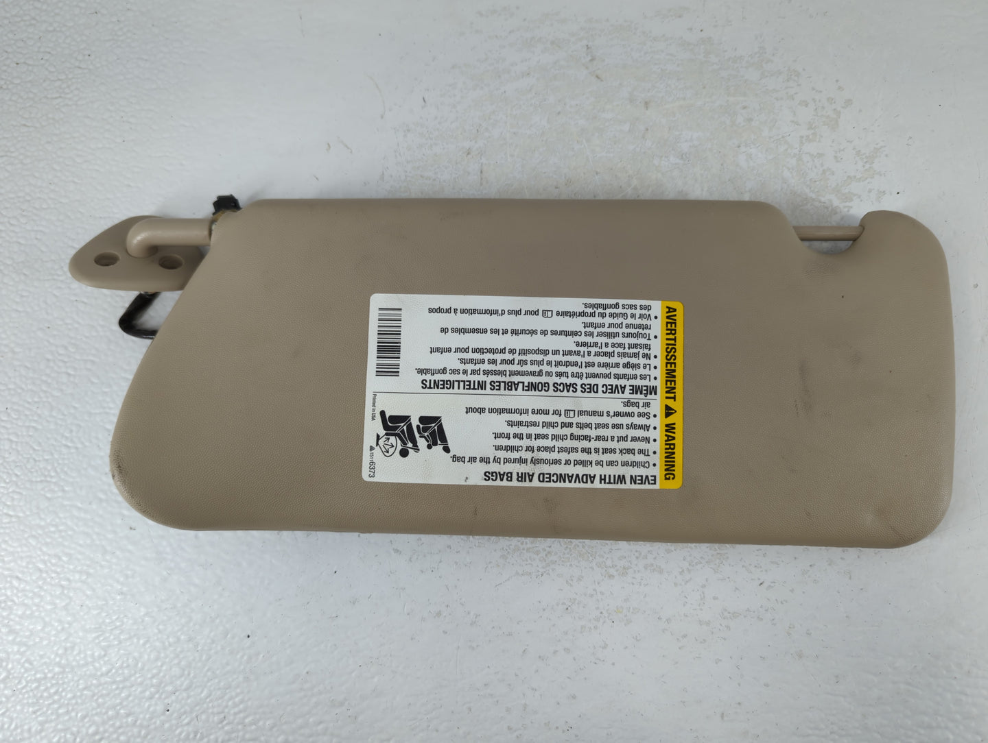 2003-2007 Cadillac Cts Sun Visor Shade Replacement Passenger Right Mirror Fits Fits 2003 2004 2005 2006 2007 OEM Used Auto P
