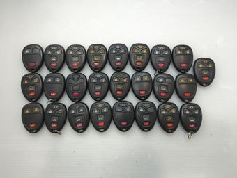compare product Lot of 25 Chevrolet Keyless Entry Remote Fob OUC60270 | OUC60221 |
