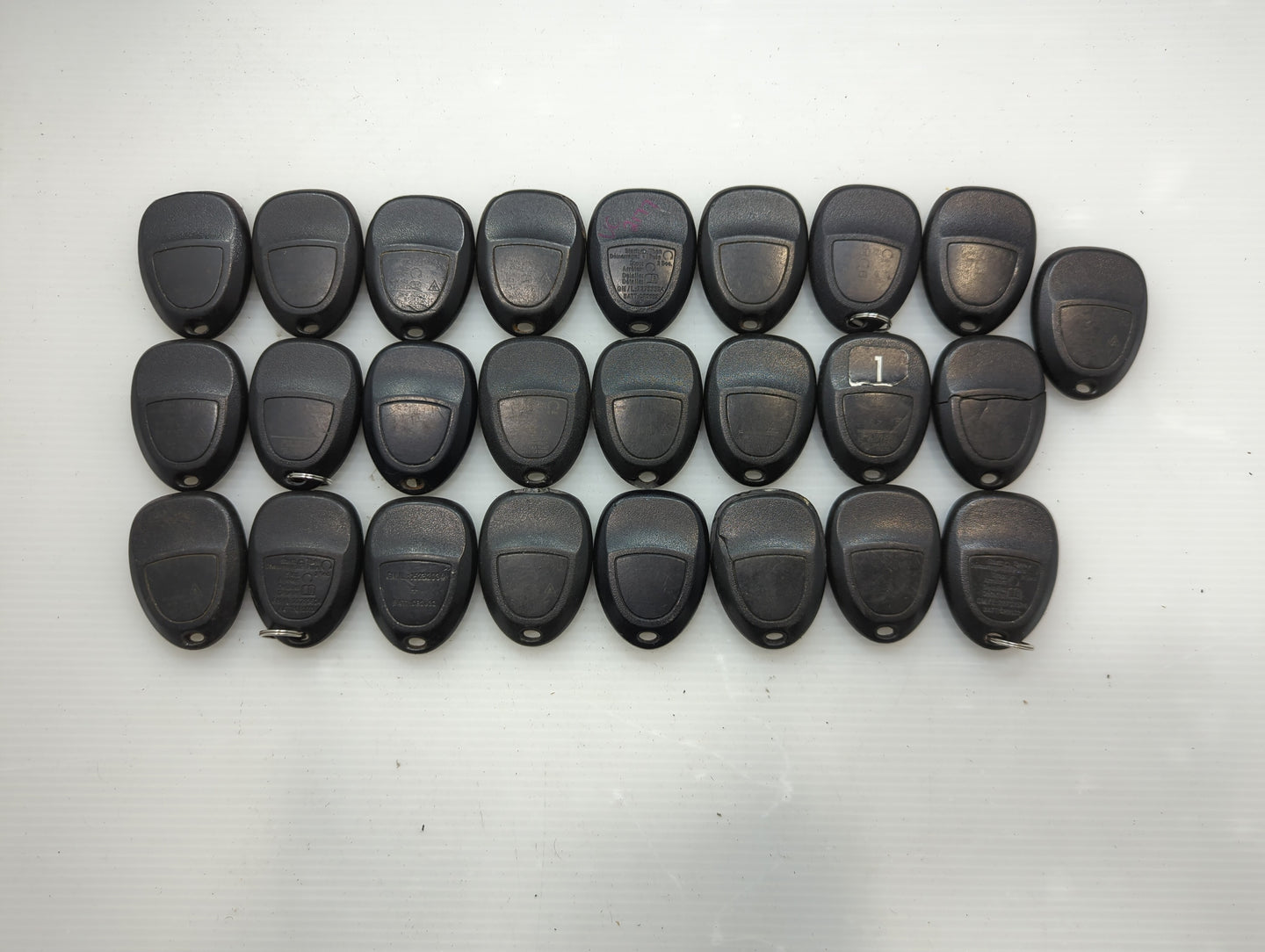Lot of 25 Chevrolet Keyless Entry Remote Fob OUC60270 | OUC60221 | - Oemusedautoparts1.com