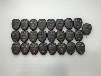compare product Lot of 25 Chevrolet Keyless Entry Remote Fob OUC60221 | OUC60270 MIXED