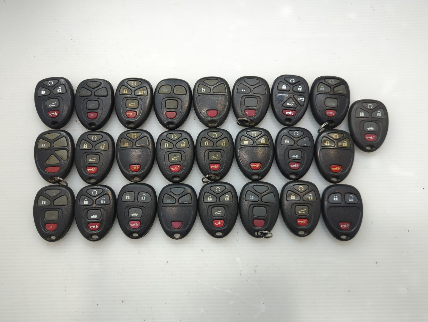 Lot of 25 Chevrolet Keyless Entry Remote Fob OUC60221 | PQTDORM05 | - Oemusedautoparts1.com