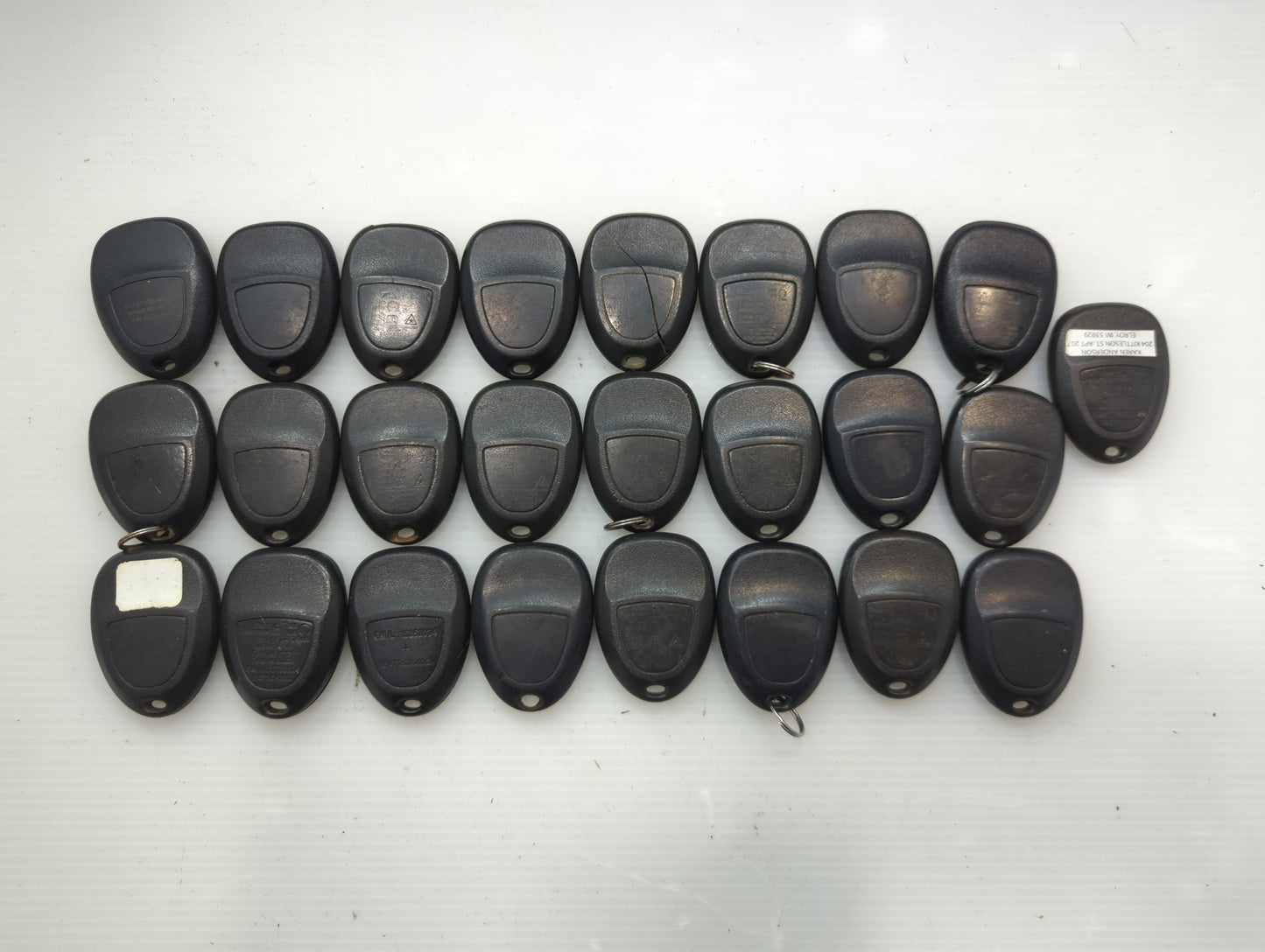 Lot of 25 Chevrolet Keyless Entry Remote Fob OUC60221 | PQTDORM05 | - Oemusedautoparts1.com