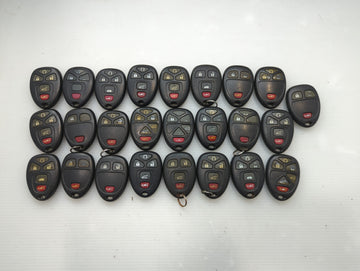 Lot of 25 Chevrolet Keyless Entry Remote Fob OUC60270 | KOBGT04A | - Oemusedautoparts1.com