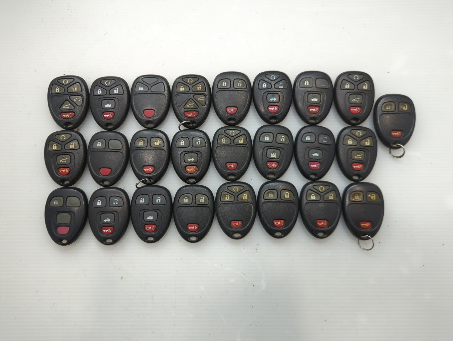 Lot of 25 Chevrolet Keyless Entry Remote Fob OUC60270 | OUC60221 | - Oemusedautoparts1.com