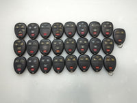 Lot of 25 Chevrolet Keyless Entry Remote Fob OUC60270 | OUC60221 | - Oemusedautoparts1.com
