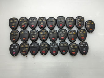 compare product Lot of 25 Chevrolet Keyless Entry Remote Fob OUC60270 | OUC60221 |