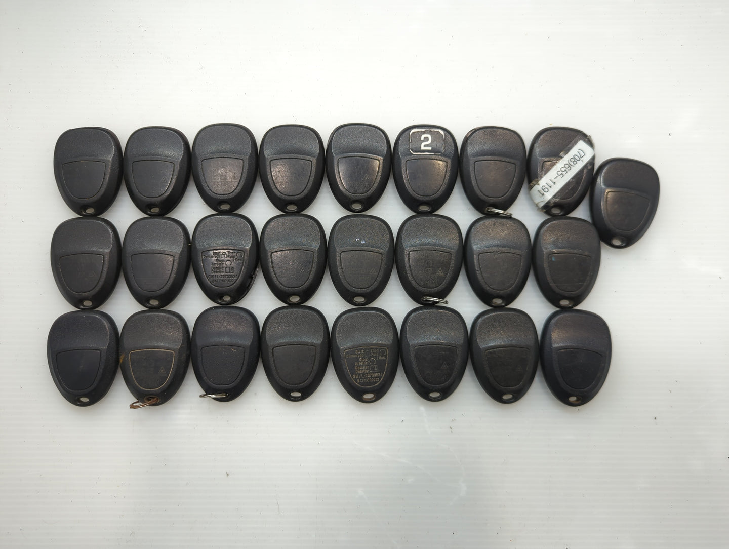 Lot of 25 Chevrolet Keyless Entry Remote Fob OUC60270 | OUC60221 | - Oemusedautoparts1.com