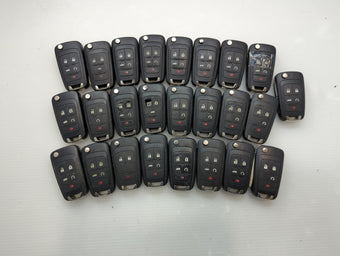 compare product Lot of 25 Chevrolet Keyless Entry Remote Fob OHT01060512 | V2T01060514