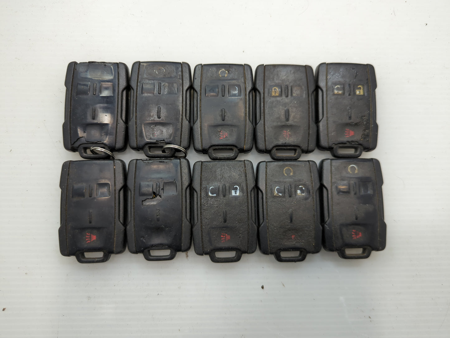 Lot of 10 Chevrolet Keyless Entry Remote Fob M3N-32337100 MIXED PART - Oemusedautoparts1.com