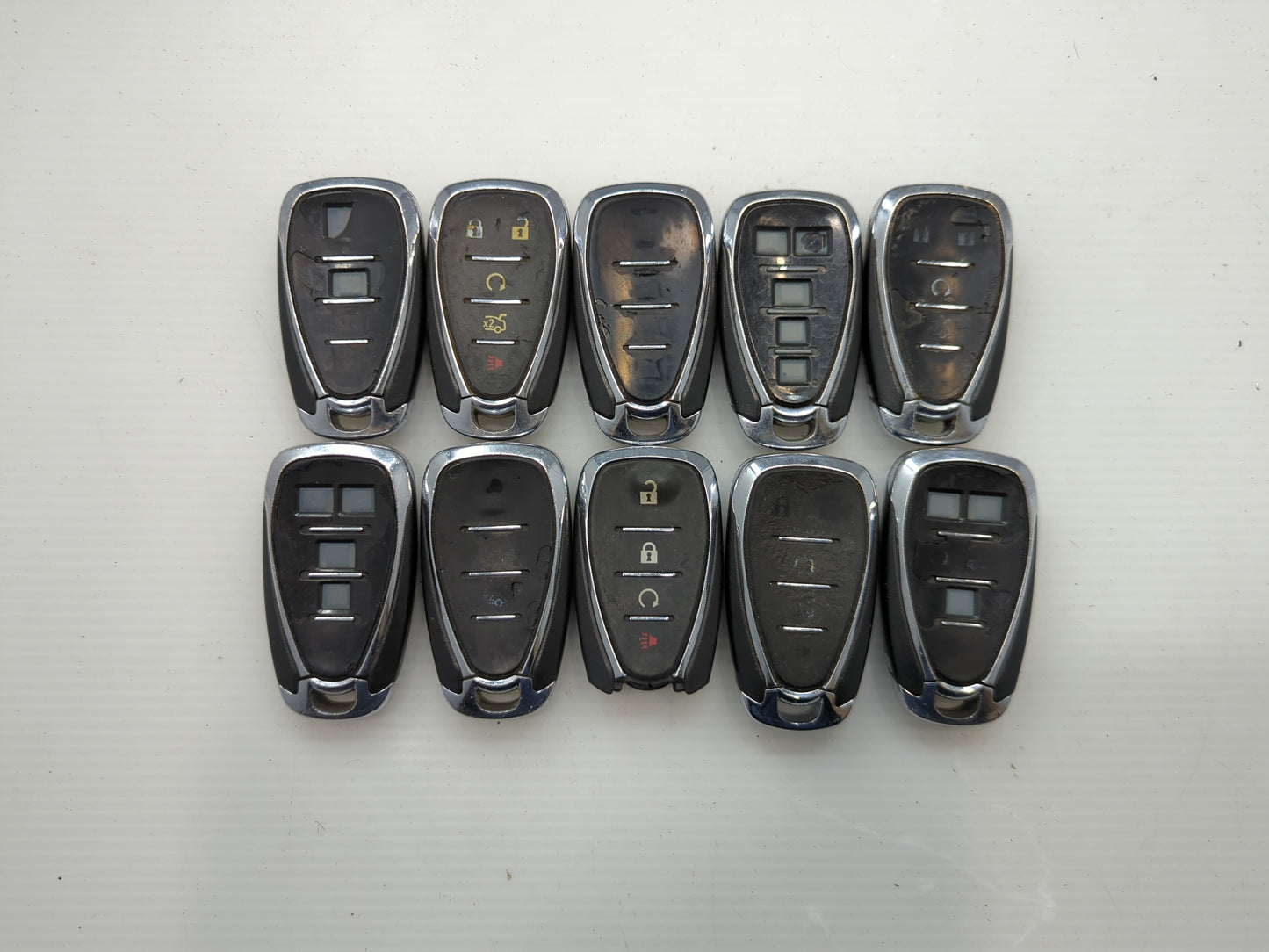 Lot of 10 Chevrolet Keyless Entry Remote Fob HYQ4AA MIXED PART NUMBERS - Oemusedautoparts1.com