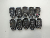 Lot of 10 Chevrolet Keyless Entry Remote Fob HYQ4EA | HYQ4ES MIXED PART - Oemusedautoparts1.com