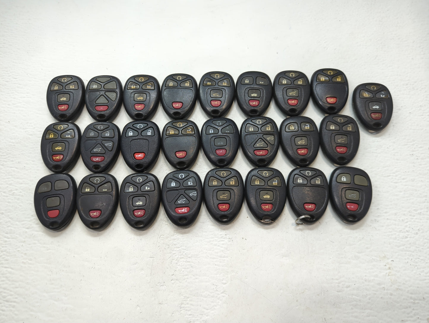 Lot of 25 Chevrolet Keyless Entry Remote Fob OUC60221 | OUC60270 | - Oemusedautoparts1.com