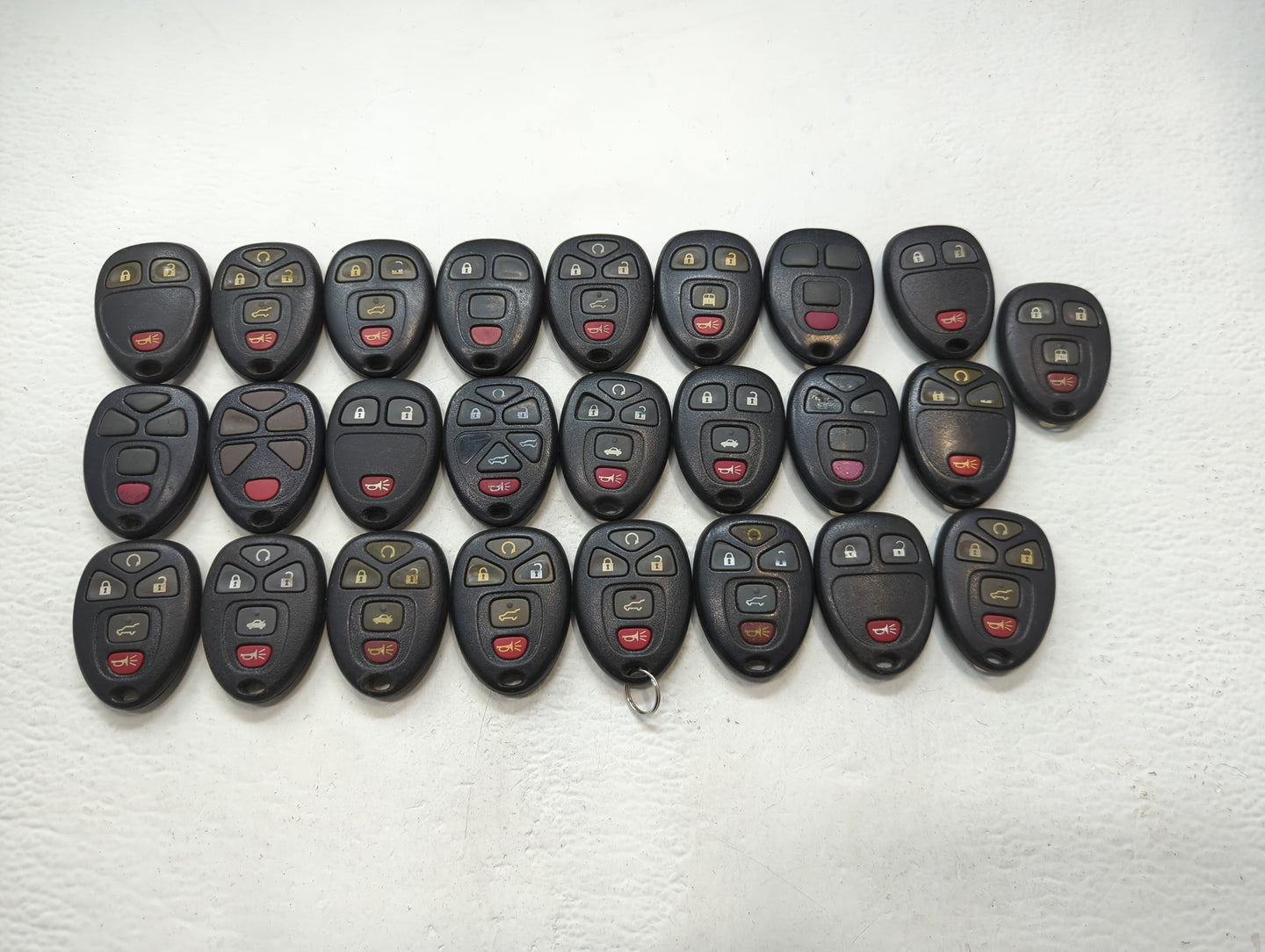 Lot of 25 Chevrolet Keyless Entry Remote Fob OUC60221 | OUC60270 | - Oemusedautoparts1.com