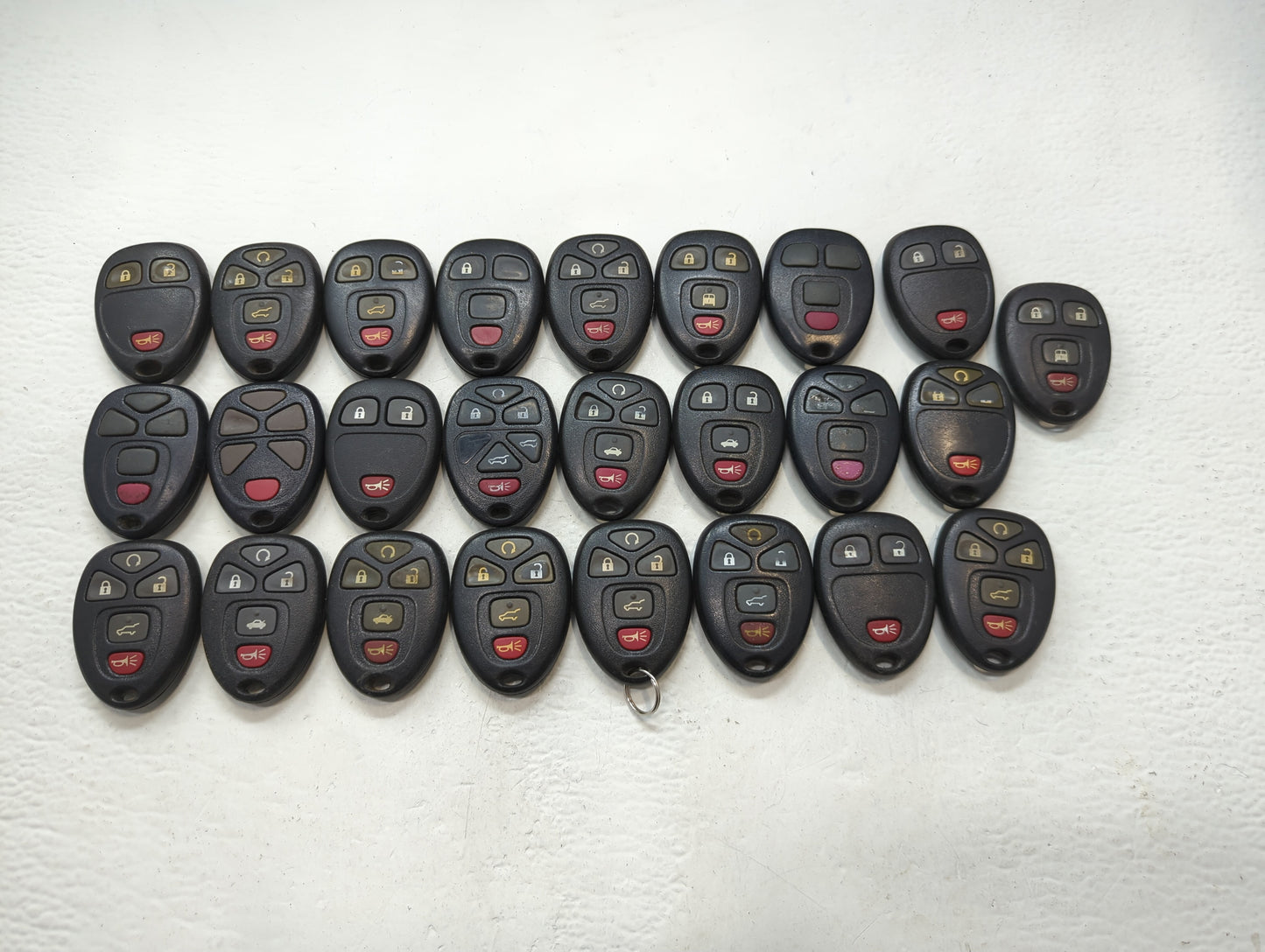 Lot of 25 Chevrolet Keyless Entry Remote Fob OUC60221 | OUC60270 | - Oemusedautoparts1.com