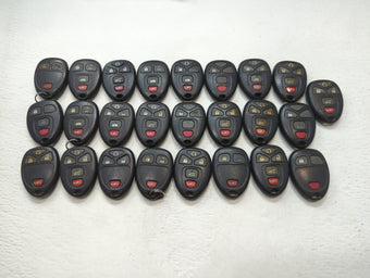 compare product Lot of 25 Chevrolet Keyless Entry Remote Fob OUC60221 | OUC60270 MIXED