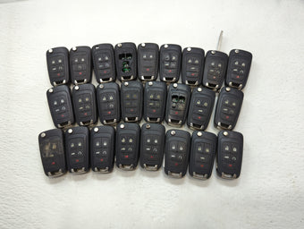 compare product Lot of 25 Chevrolet Keyless Entry Remote Fob AVL-B01T2AC | OHT01060512