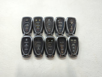 compare product Lot of 10 Chevrolet Keyless Entry Remote Fob HYQ4AA | HYQ4EA MIXED PART