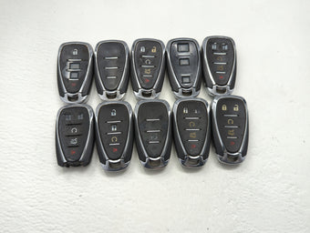 compare product Lot of 10 Chevrolet Keyless Entry Remote Fob MIXED FCC IDS MIXED PART
