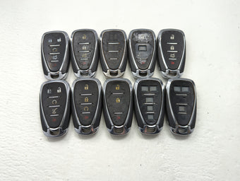 compare product Lot of 10 Chevrolet Keyless Entry Remote Fob MIXED FCC IDS MIXED PART