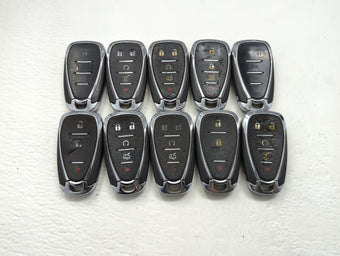 compare product Lot of 10 Chevrolet Keyless Entry Remote Fob MIXED FCC IDS MIXED PART