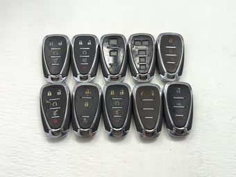 compare product Lot of 10 Chevrolet Keyless Entry Remote Fob MIXED FCC IDS MIXED PART