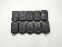 Lot of 10 Chevrolet Keyless Entry Remote Fob MIXED FCC IDS MIXED PART - Oemusedautoparts1.com