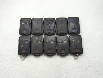 compare product Lot of 10 Chevrolet Keyless Entry Remote Fob MIXED FCC IDS MIXED PART