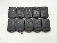 Lot of 10 Chevrolet Keyless Entry Remote Fob MIXED FCC IDS MIXED PART - Oemusedautoparts1.com