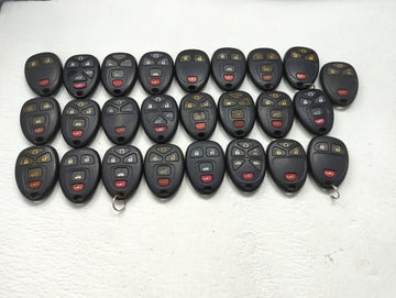 Lot of 25 Chevrolet Keyless Entry Remote Fob OUC60221 | OUC60270 MIXED - Oemusedautoparts1.com