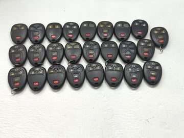 Lot of 25 Chevrolet Keyless Entry Remote Fob OUC60221 | OUC60270 - Oemusedautoparts1.com
