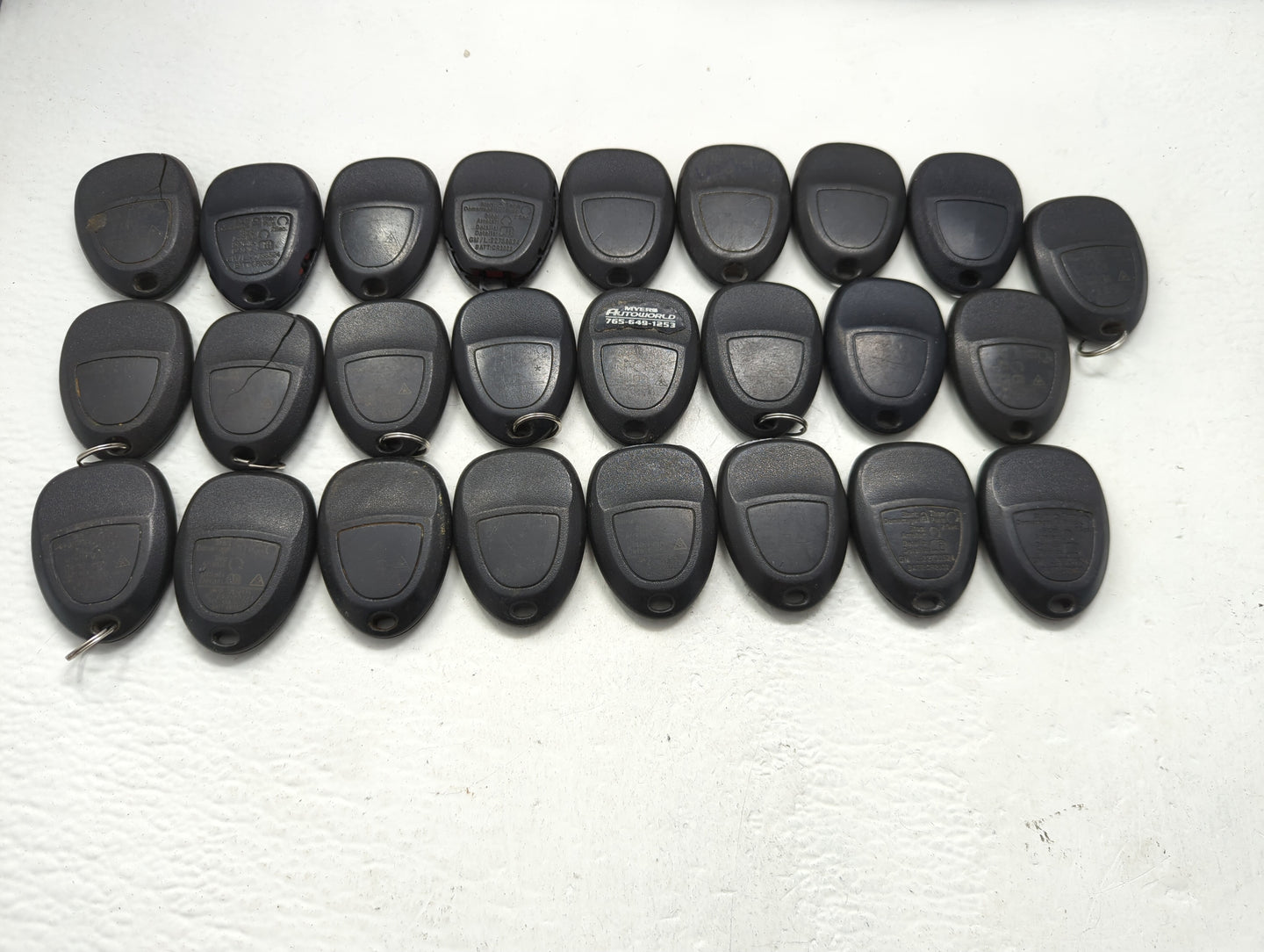 Lot of 25 Chevrolet Keyless Entry Remote Fob OUC60221 | OUC60270 - Oemusedautoparts1.com
