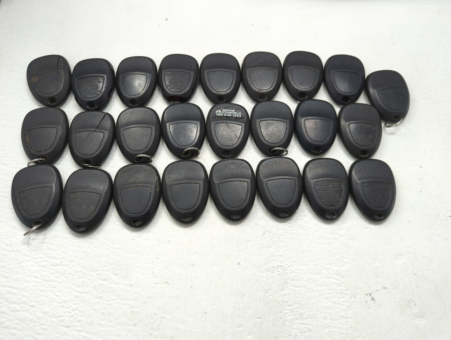 Lot of 25 Chevrolet Keyless Entry Remote Fob OUC60221 | OUC60270 - Oemusedautoparts1.com