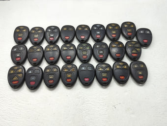 compare product Lot of 25 Chevrolet Keyless Entry Remote Fob OUC60221 | OUC60270 |