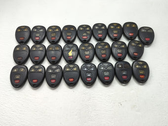 compare product Lot of 25 Chevrolet Keyless Entry Remote Fob OUC60221 | OUC60270