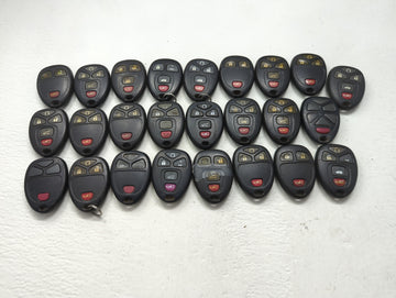 Lot of 25 Chevrolet Keyless Entry Remote Fob OUC60221 | OUC60270 MIXED - Oemusedautoparts1.com
