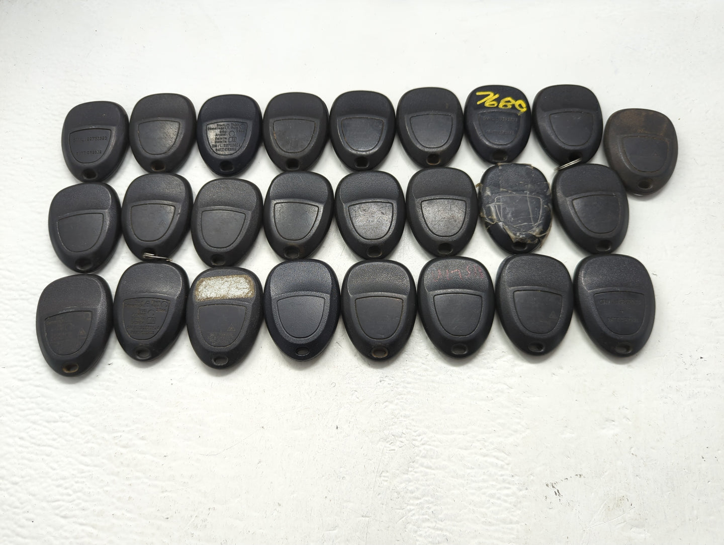 Lot of 25 Chevrolet Keyless Entry Remote Fob OUC60221 | OUC60270 - Oemusedautoparts1.com