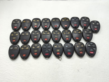 Lot of 25 Chevrolet Keyless Entry Remote Fob OUC60221 | OUC60270 | - Oemusedautoparts1.com