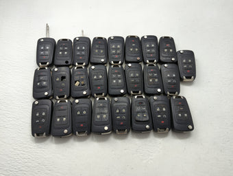 compare product Lot of 25 Chevrolet Keyless Entry Remote Fob MIXED FCC IDS MIXED PART